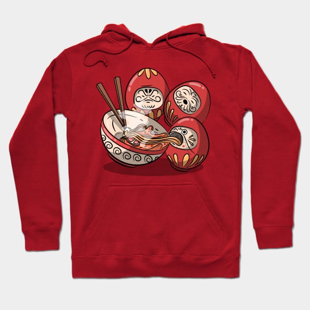 Japan's Daruma Doll Ramen Hoodie by WizardingWorld